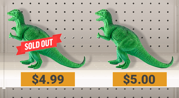 Why you’re more likely to buy something for $4.99 than $5.00